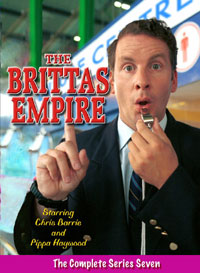 The Brittas Series 7 DVD cover. NASTY FONTS ARGH