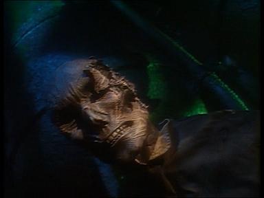 Got it. Looks like Norman Bates's mum.