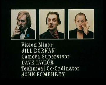 Screengrab of John Pomphrey's credit in Filthy Rich & Catflap