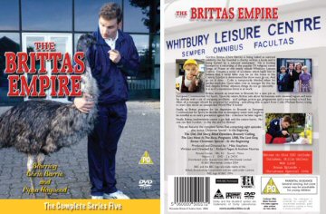 Brittas Series 5 cover. A nice picture of an Ostrich. But what is that thing on the left!!!!!!!!!!!!!!!!!!!!!