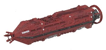 A photograph of the Red Dwarf Corgi model. Wah!