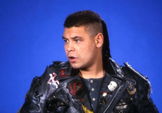 Craig Charles, in front of a blue screen. Excellent.