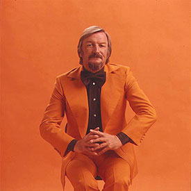 A photograph of James Last. ORANGE!!!!!!!!!1