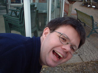 A photograph of John Hoare. Twat.