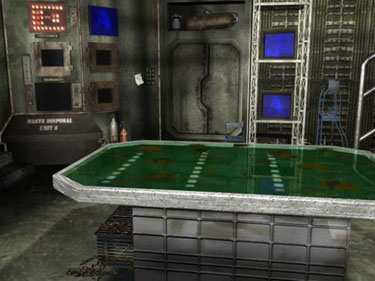 Red Dwarf VI menu shot.